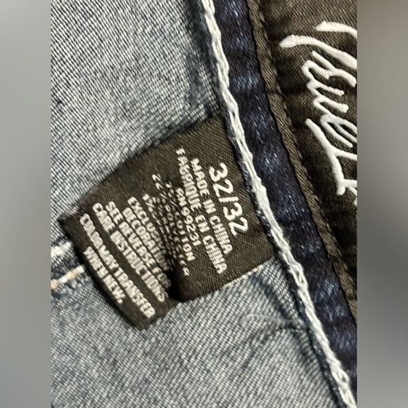 True Luck Mens Jeans Blue Tag Size 32/32 Straight Stretch Denim NWT - Picture 6 of 6